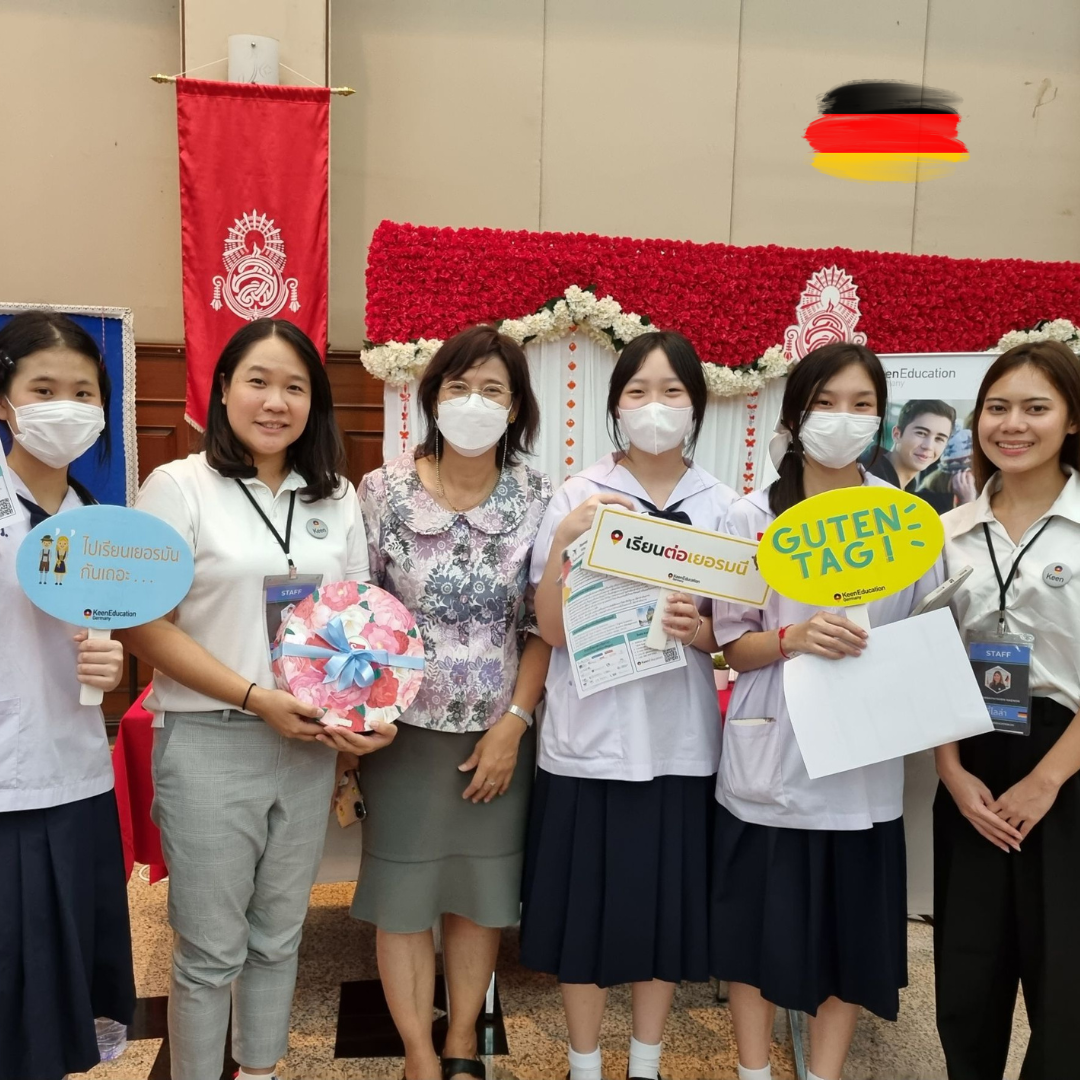 Student Germany Study Bachelor Germany Study Master Germany Learn German German Education Study in Germany Keen education Event Satriwit School โรงเรียนสตรีวิทยา งานกิจกรรมการศึกษาและอาชีพ