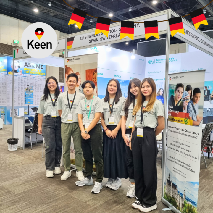 Student Germany Study Bachelor Germany Study Master Germany Learn German German Education Study in Germany Keen education ภาพบรรยากาศงานบางส่วนที่คีนร่วมออกบูธในงาน OCSC International Education Expo 2023 งานมหกรรมการศึกษาต่อต่างประเทศ ครั้งที่ 18 เรียนต่อเยอรมนี เรียนต่อเยอรมัน เรียนต่อต่างประเทศ เรียนต่อนอก งานเรียนต่อต่างประเทศที่ใหญ่ที่สุดในไทย สยามพารากอน EU Business School Munich Business School (MBS) Constructor University FH Aachen - Freshman (Studienkolleg) STK งานอีเว้นท์เรียนต่อนอก อีเว้นท์เรียนต่อเยอรมนี ทุน ก.พ.